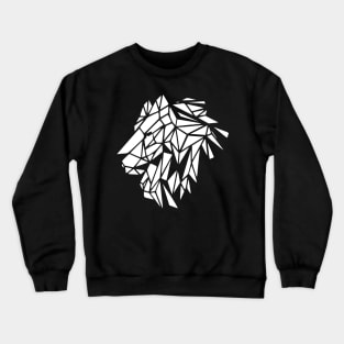 Geometric Lion Crewneck Sweatshirt